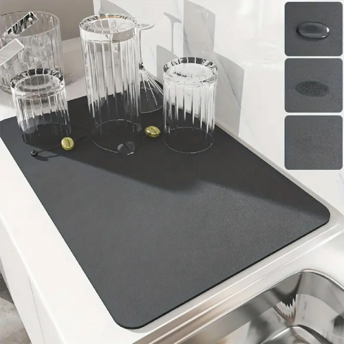 Escurridor de platos Ultra Absorbente - 💧 seca, protege y organiza tu cocina