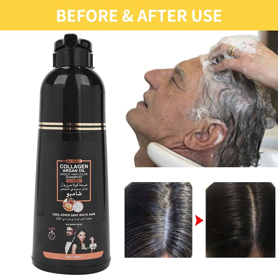 SHAMPOO ANTICANA/Tinte  para Hombres y Mujeres - Teñir tu cabello nunca ha sido tan fácil y rápido
