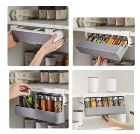ORGANIZADOR COLGANTE DE TARROS DE ESPECIAS - Dale sabor al orden de tu cocina