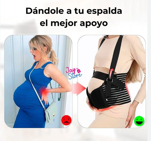 👶 FAJA DE SOPORTE ERGONÓMICA PARA EMBARAZADAS🤰 - Cuida tu espalda, protege tu pancita, disfruta tu embarazo.