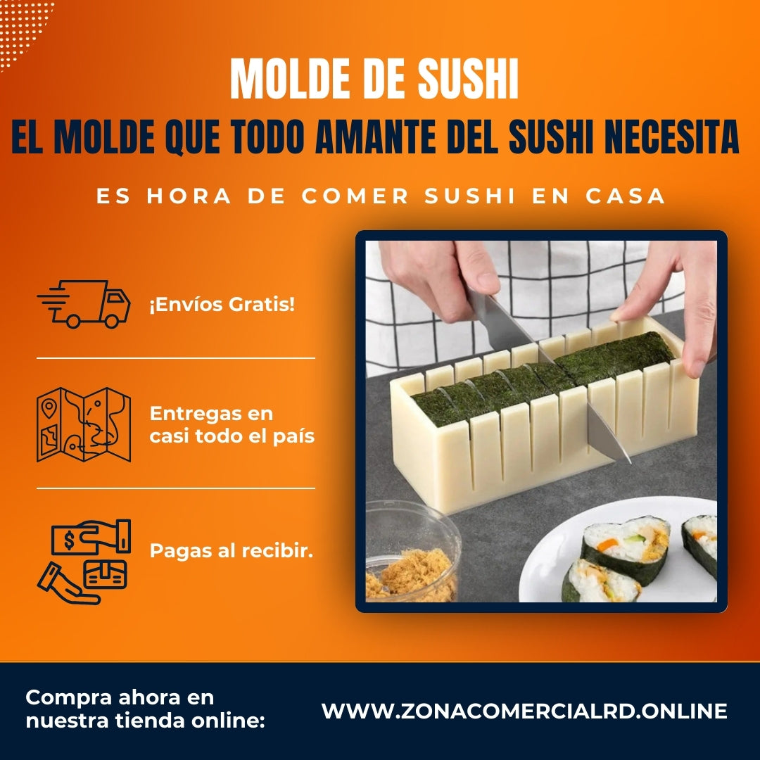🍥Molde de sushi🍽️🍣- Transforma Tu Cocina en un Restaurante🍣
