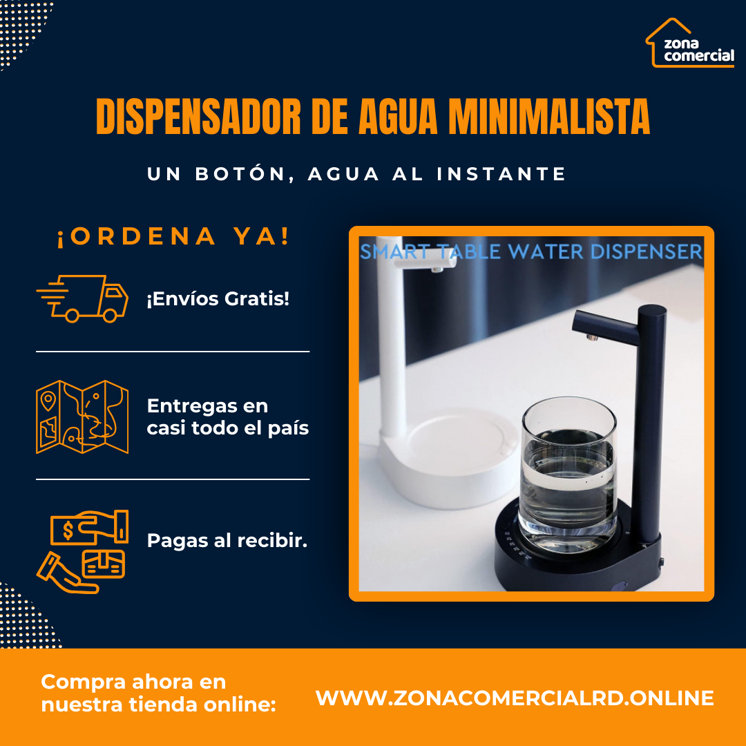 Dispensador de agua eléctrico portátil y automático- Tu agua, siempre a un toque 💧
