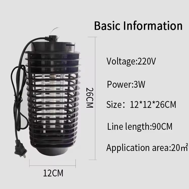 Eliminador de insectos voladores 🪰🪳🦟 - Adiós picaduras, silencio y protección para tu hogar