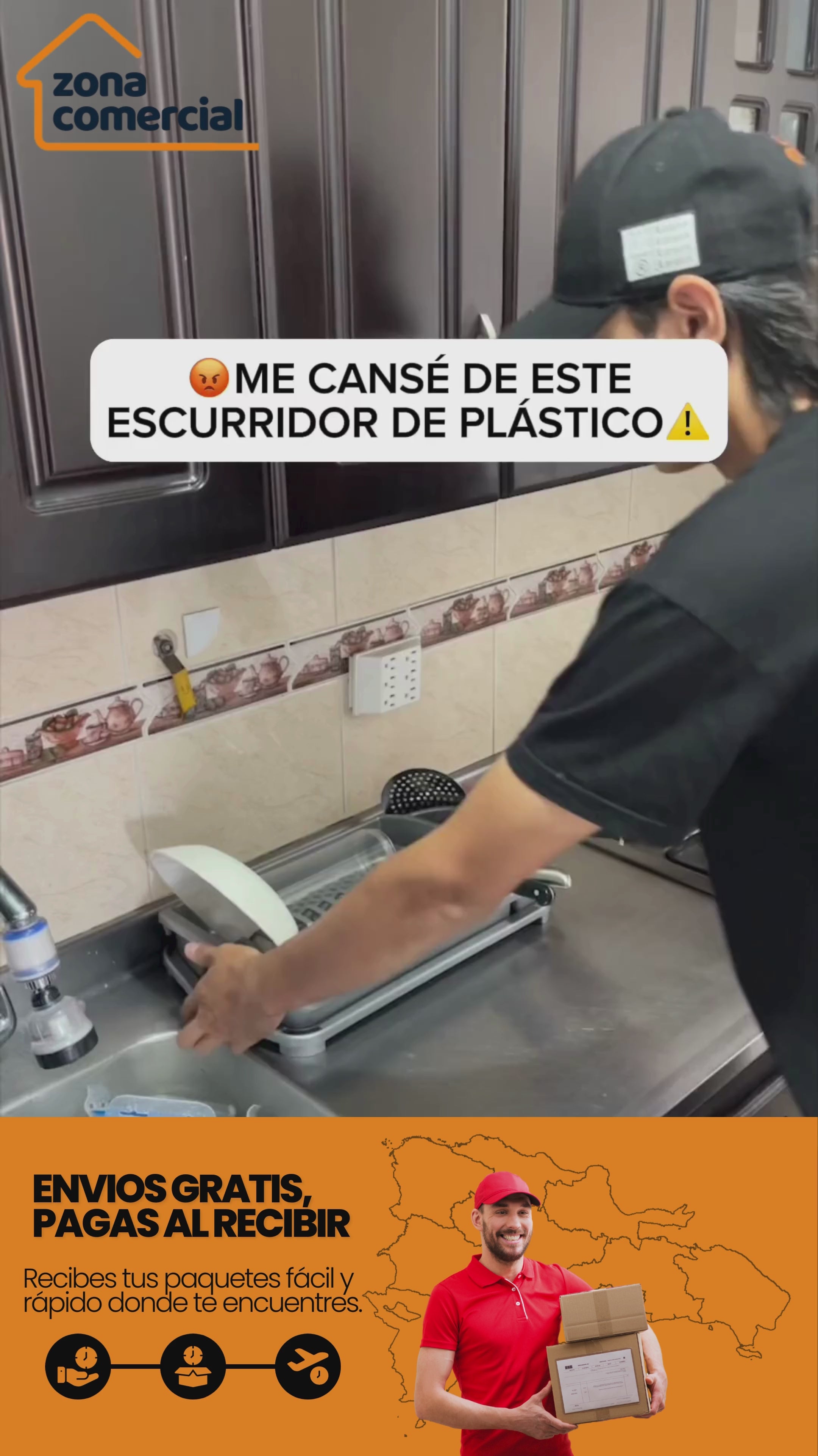 Escurridor de platos Ultra Absorbente - 💧 seca, protege y organiza tu cocina